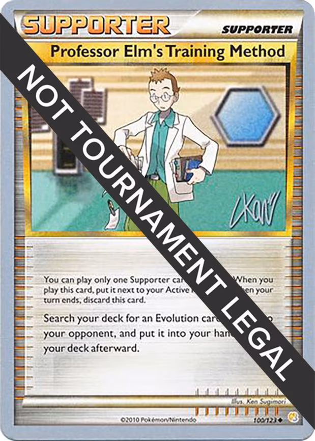 Professor Elm's Training Method - 2011 (Christopher Kan) - Uncommon (100/123)