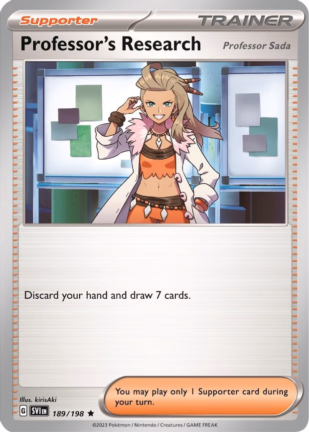 Professor's Research [Professor Sada] - 189/198 (Non-Holo) - Rare (189/198)