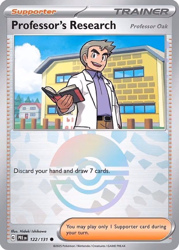 Professor's Research [Professor Oak] (Poke Ball Pattern) - Common (122/131)