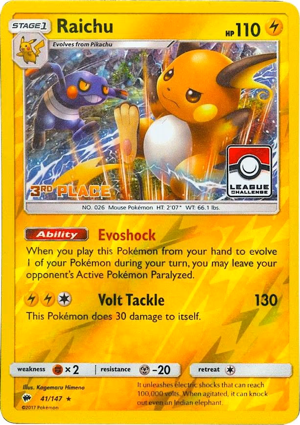 Raichu - 41/147 (League Challenge)