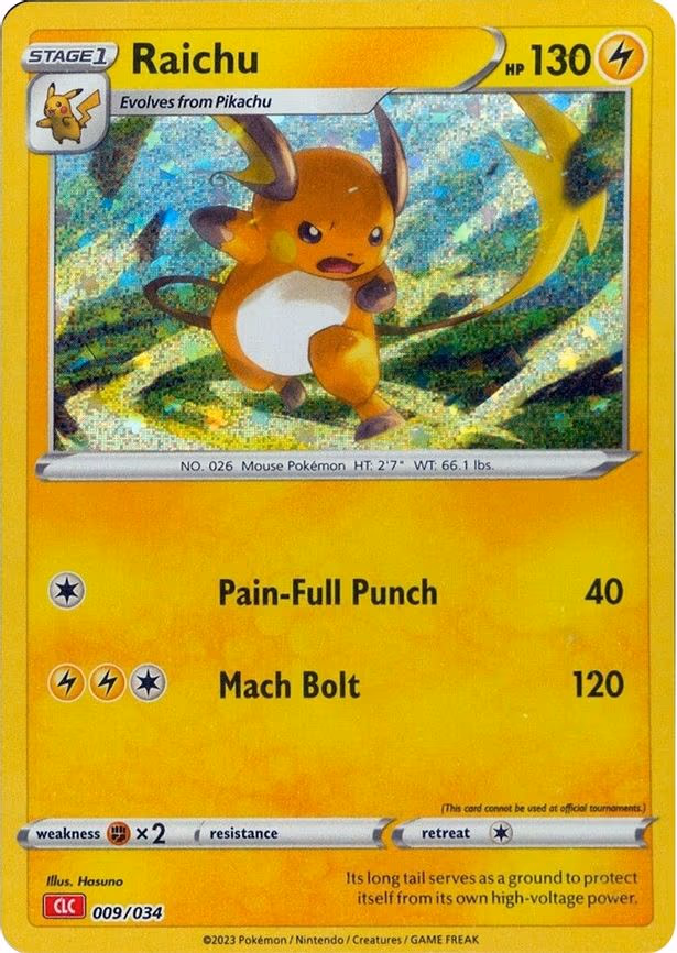 Raichu - Classic Collection (009/034)