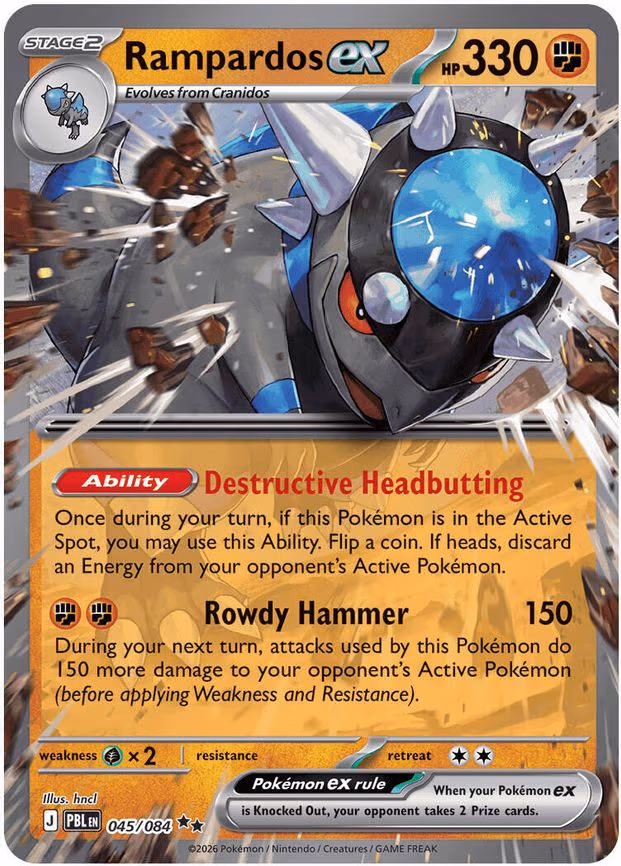 Rampardos ex - Double Rare (045/084)