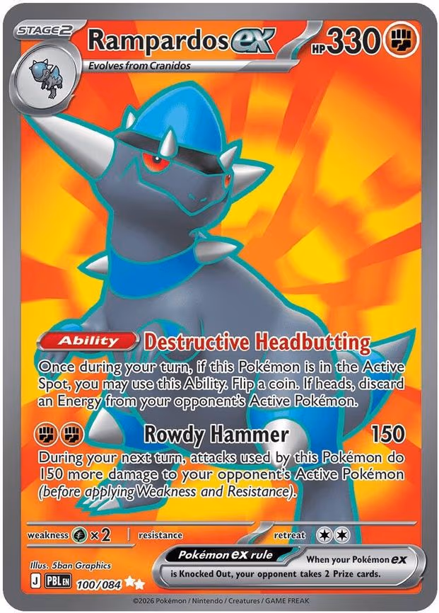 Rampardos ex - Ultra Rare (100/084)