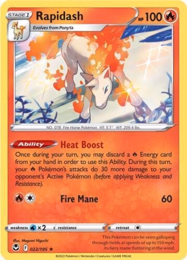Rapidash - Rare (022/195)