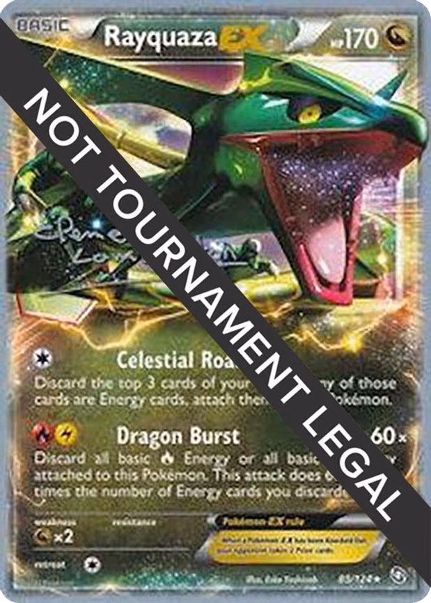 Rayquaza EX - 2013 (Clement Lamberton) - Ultra Rare (85/124)