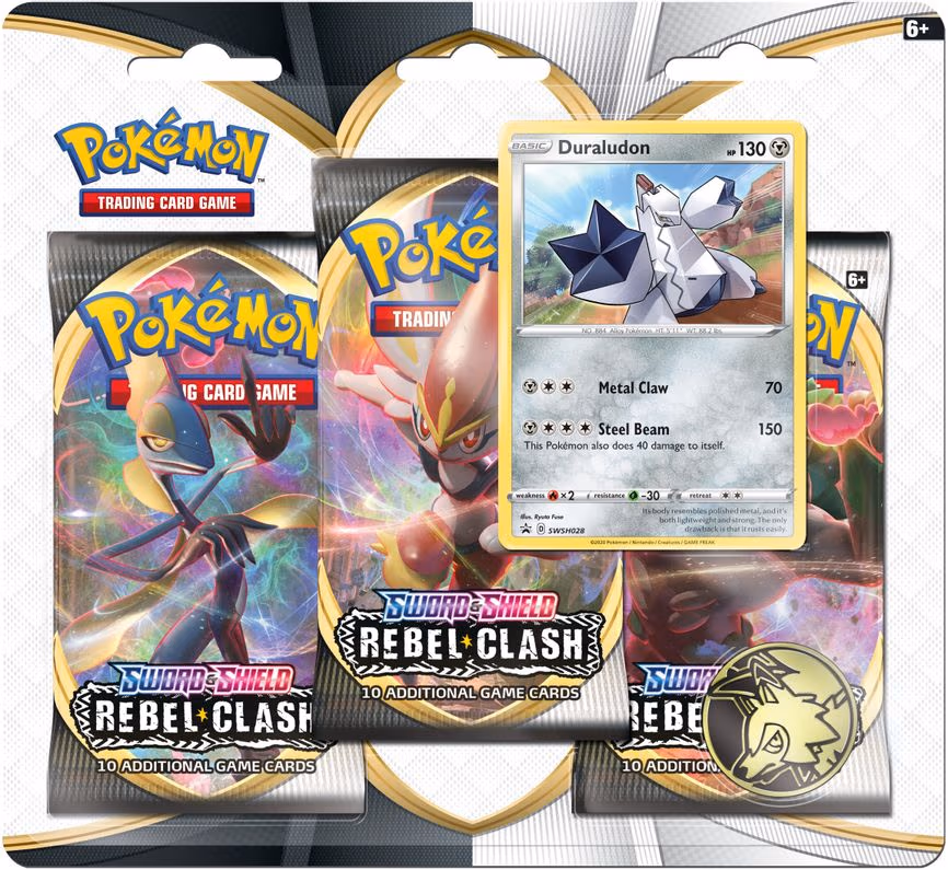 Rebel Clash 3 Pack Blister [Duraludon]