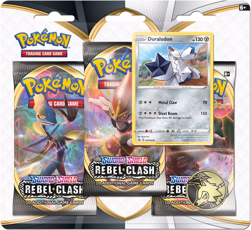 Rebel Clash 3 Pack Blister [Duraludon]