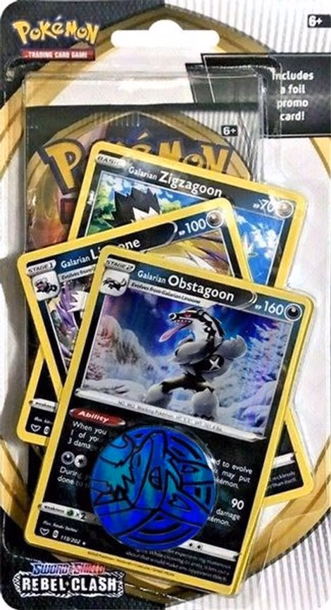 Rebel Clash Premium Checklane Blister [Galarian Obstagoon]