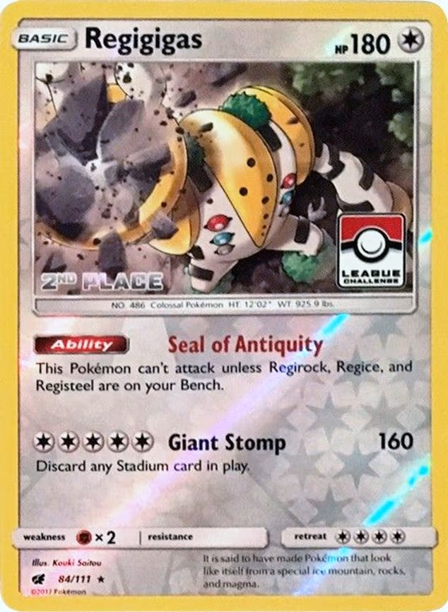 Regigigas - 84/111 (League Challenge)