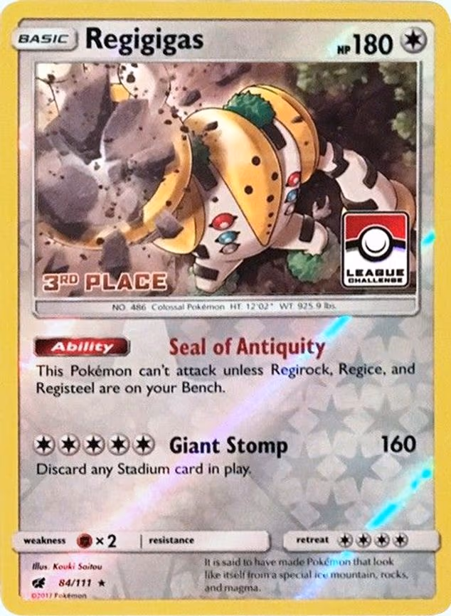Regigigas - 84/111 (League Challenge)