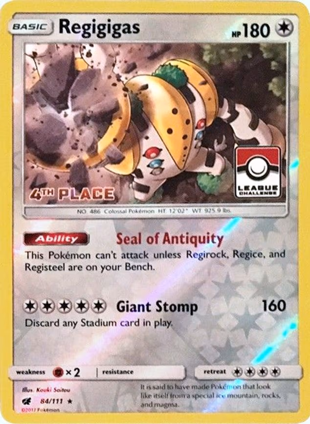Regigigas - 84/111 (League Challenge)