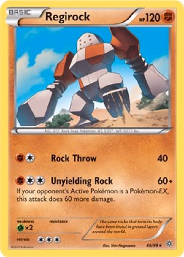 Regirock - 40/98 (XY Ancient Origins) - Holo Rare (040/098)