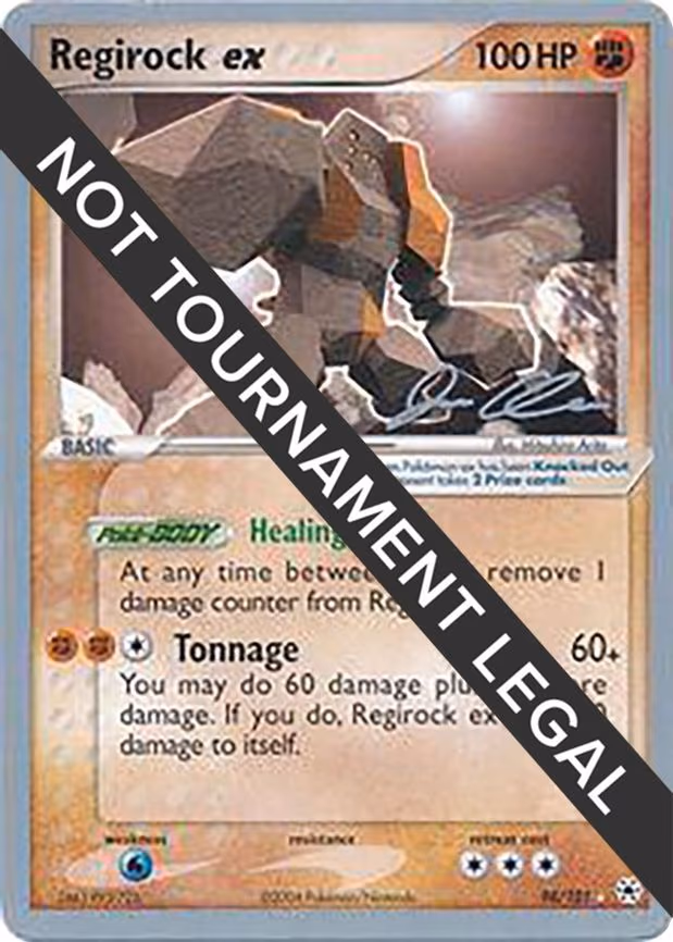 Regirock ex - 2006 (Jason Klaczynski) - Ultra Rare (98/101)