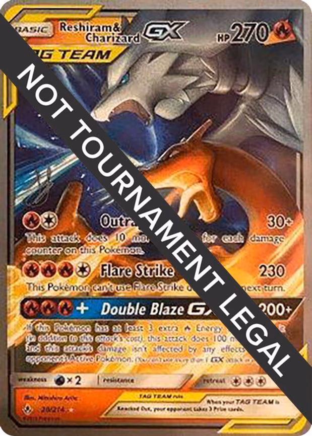 Reshiram & Charizard GX - 2019 (Henry Brand) - Ultra Rare (20/214)