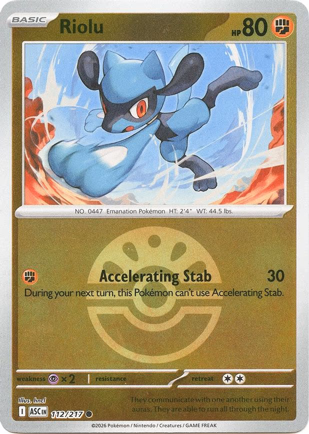 Riolu (Friend Ball) - Common (112/217)