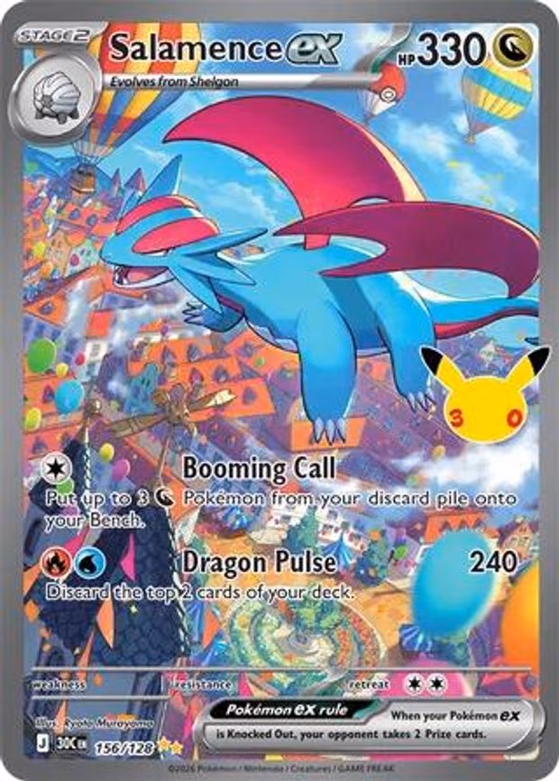Salamence ex - Special Illustration Rare (156/128)