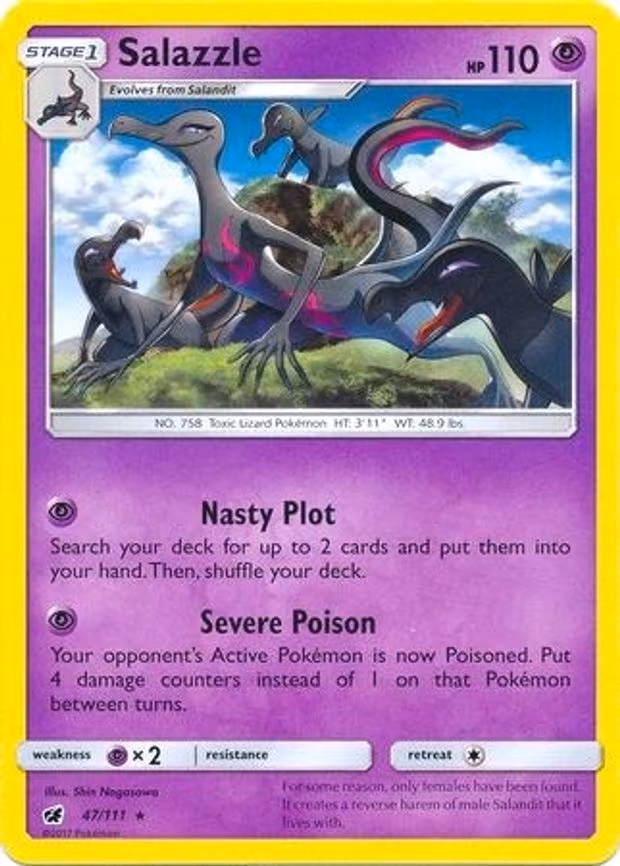 Salazzle - 47/111 (SM Crimson Invasion) - Rare (047/111)