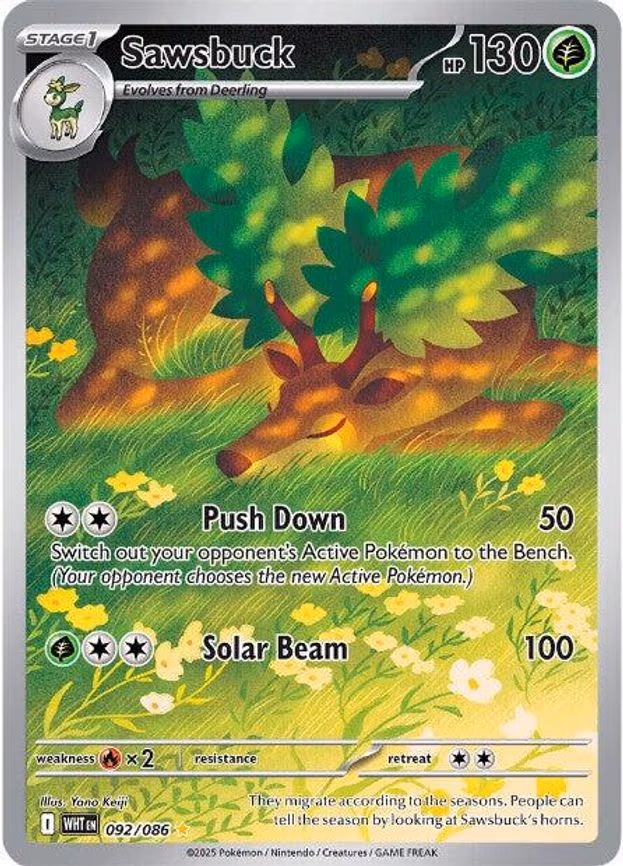 Sawsbuck - Illustration Rare (092/086)
