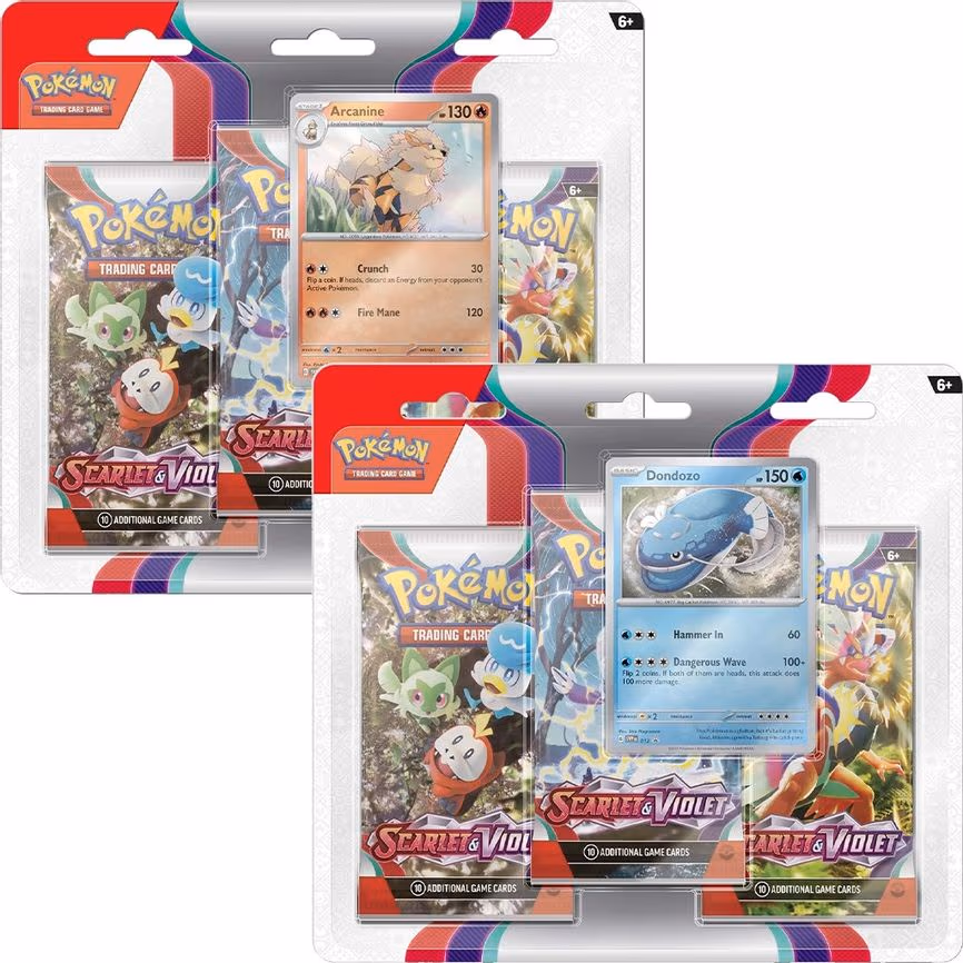 Scarlet & Violet 3 Pack Blister [Set of 2]