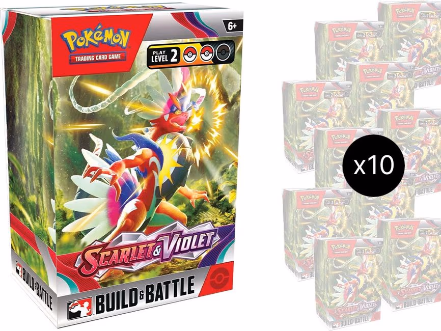 Scarlet & Violet Build & Battle Box Display