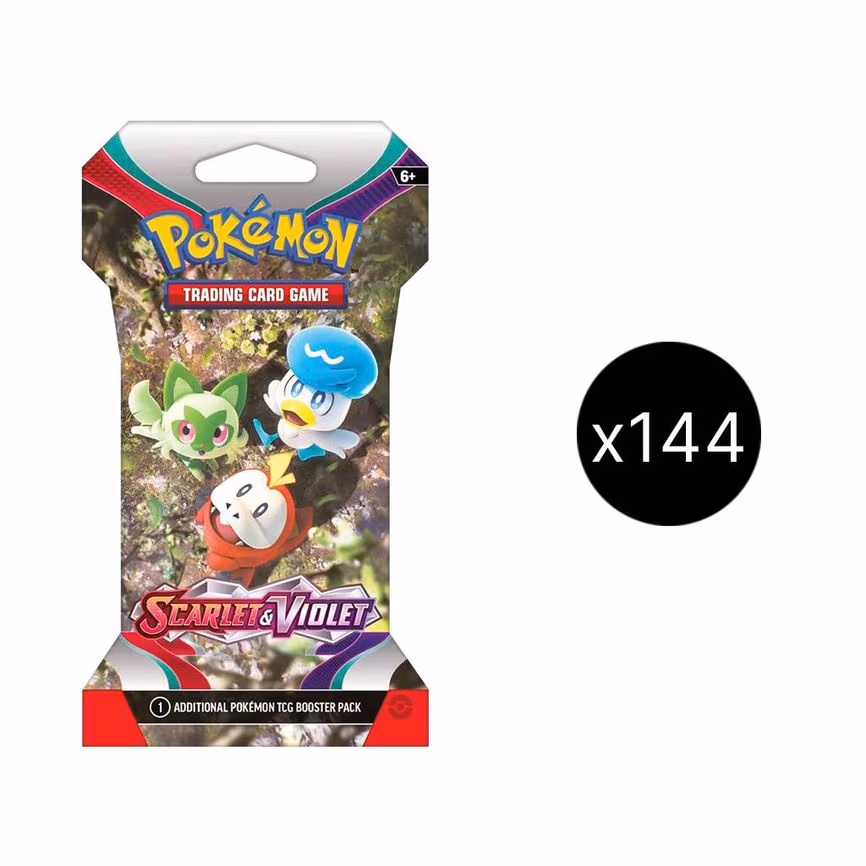 Scarlet & Violet Sleeved Booster Case