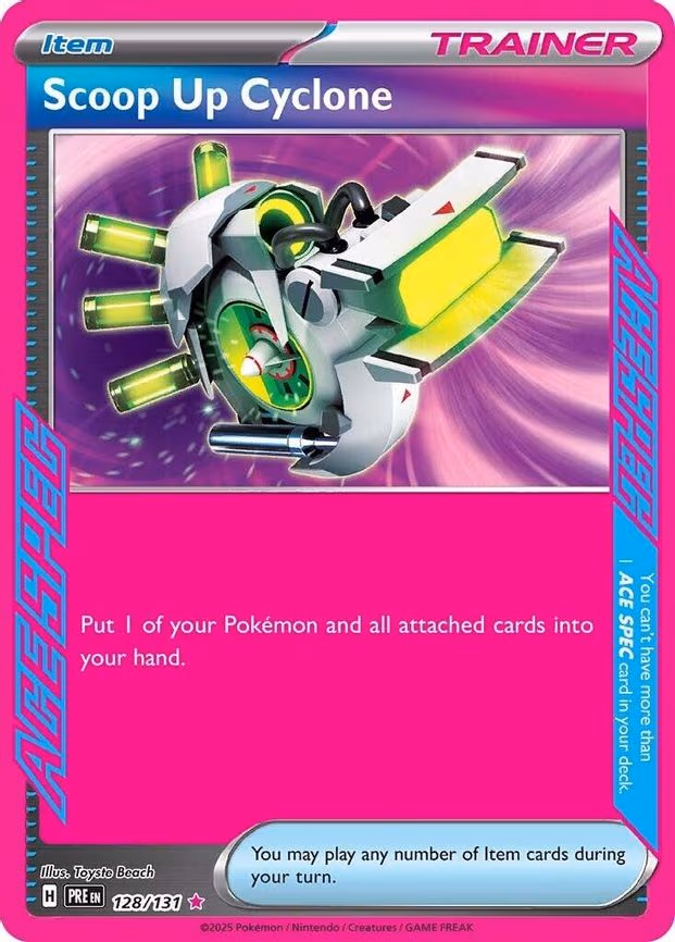 Scoop Up Cyclone - ACE SPEC Rare (128/131)