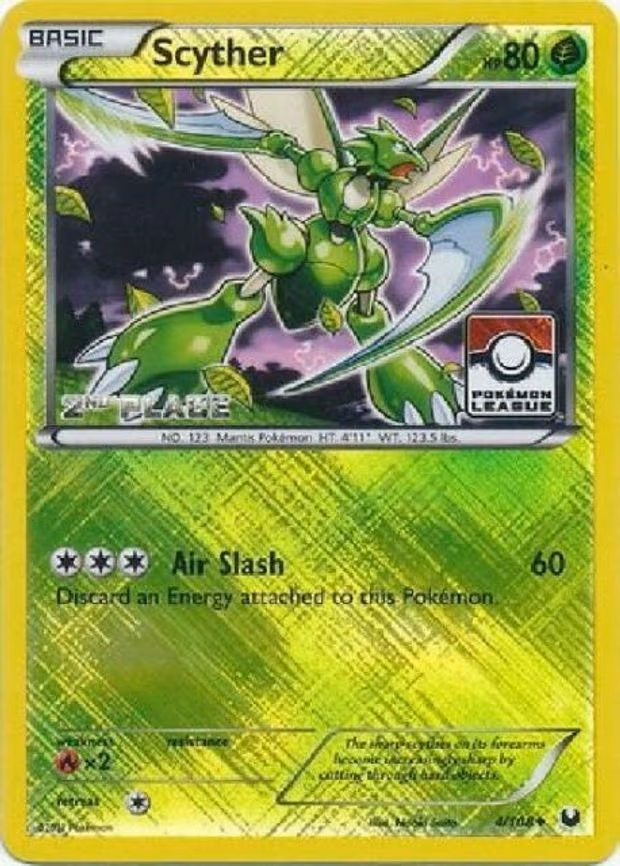 Scyther - 4/108 (Pokemon League)