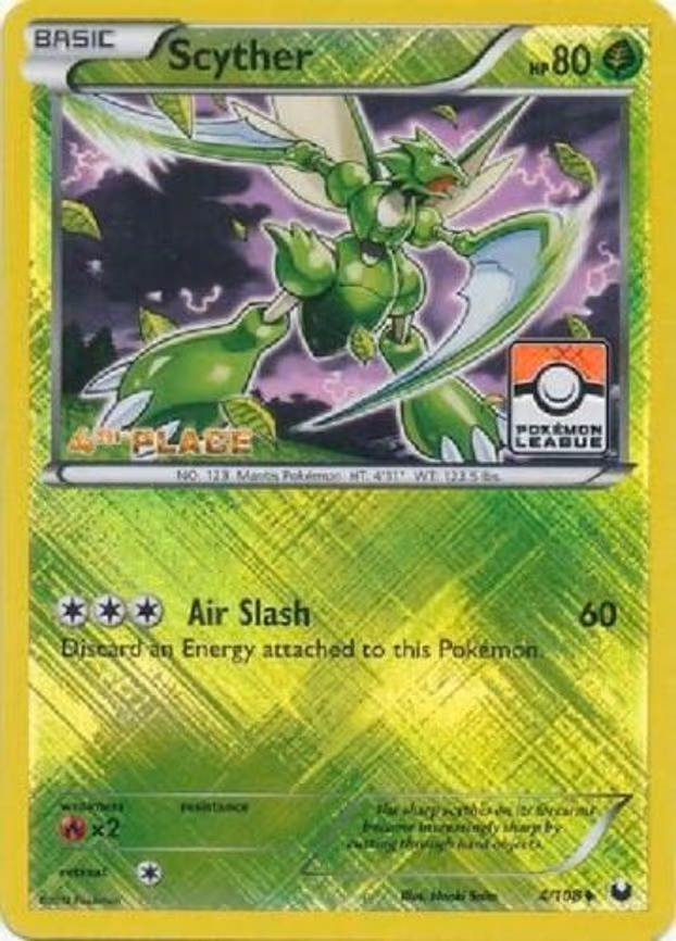 Scyther - 4/108 (Pokemon League)