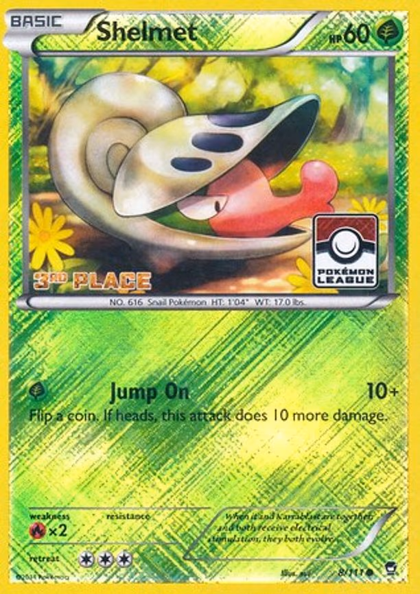Shelmet - 8/111 (Pokemon League)