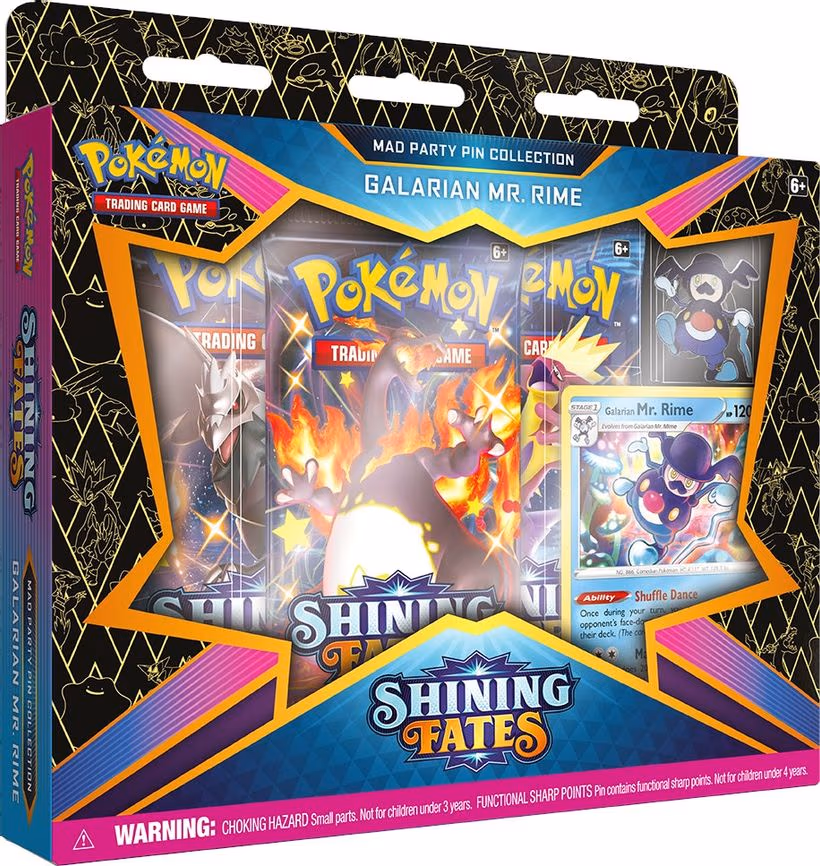 Shining Fates Mad Party Pin Collection [Galarian Mr. Rime]