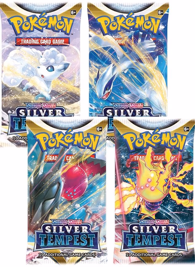 Silver Tempest Booster Pack Art Bundle [Set of 4]