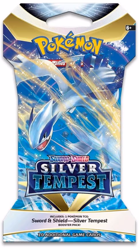 Silver Tempest Sleeved Booster Pack