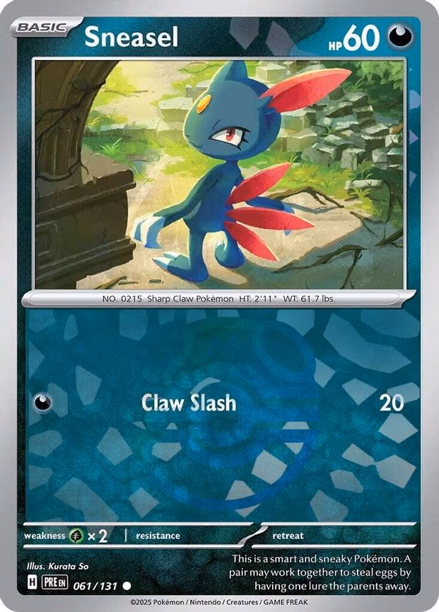 Sneasel (Master Ball Pattern) - Common (061/131)