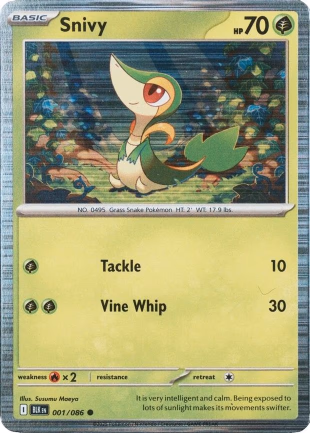 Snivy - 001/086 (Unova Poster Collection) - Common (001/086)