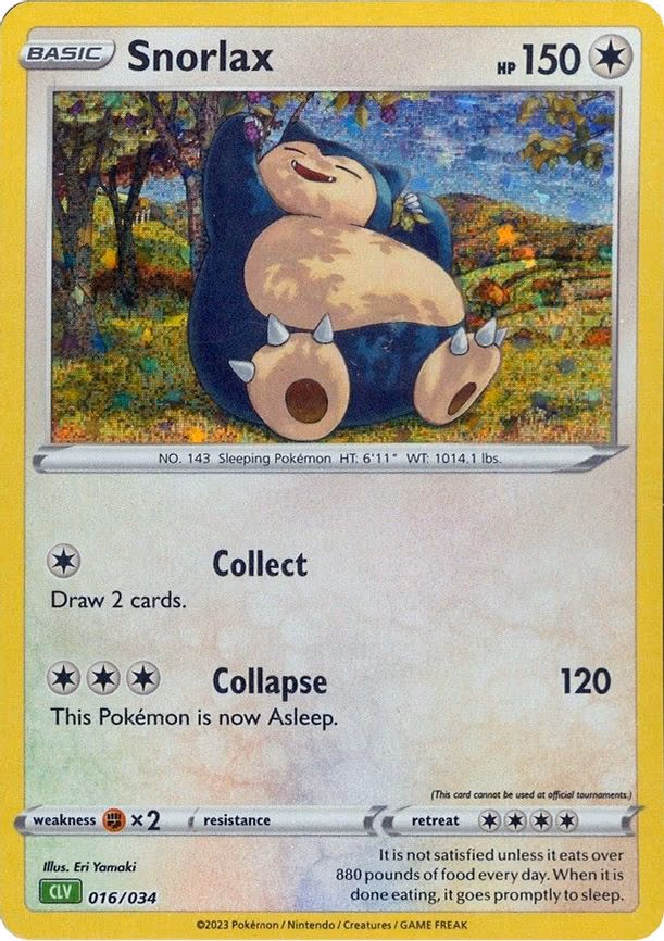 Snorlax - Classic Collection (016/034)