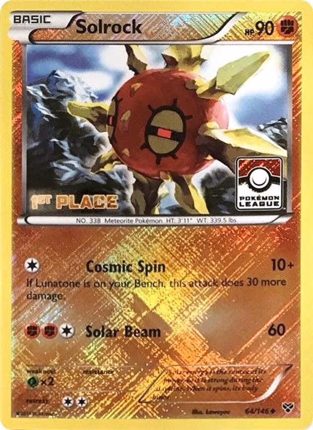Solrock - 64/146 (Pokemon League) - Promo (064/146)