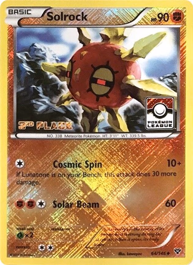 Solrock - 64/146 (Pokemon League) - Promo (064/146)