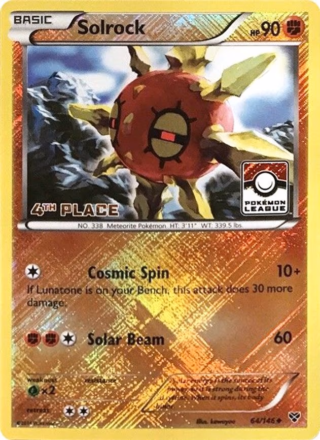 Solrock - 64/146 (Pokemon League) - Promo (064/146)