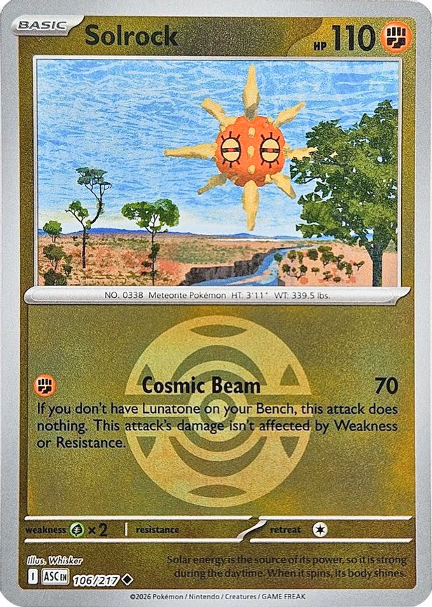 Solrock (Dusk Ball) - Uncommon (106/217)