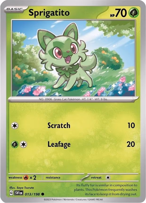 Sprigatito - 013/198 (Mirage Holo) - Promo (013/198)