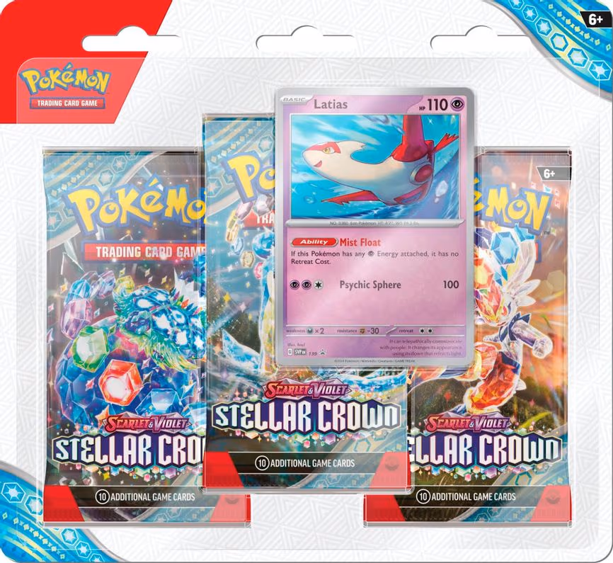 Stellar Crown 3 Pack Blisters [Latias]