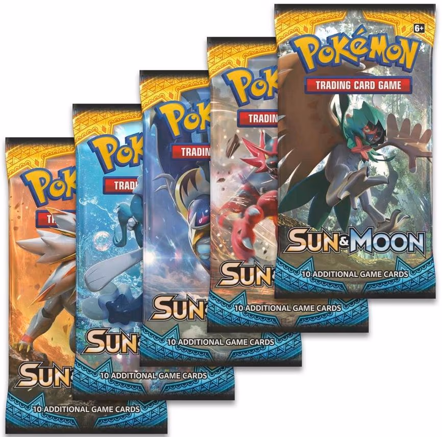 Sun & Moon Booster Pack Art Bundle [Set of 5]