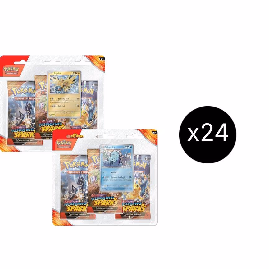 Surging Sparks 3 Pack Blisters Case
