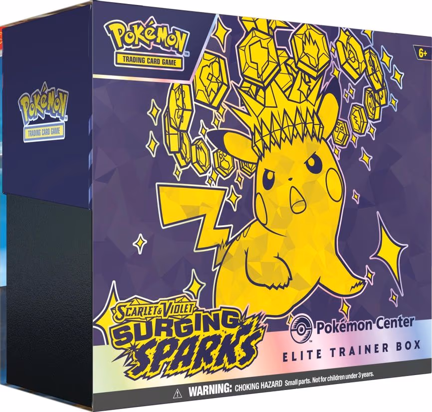 Surging Sparks Pokemon Center Elite Trainer Box (Exclusive)