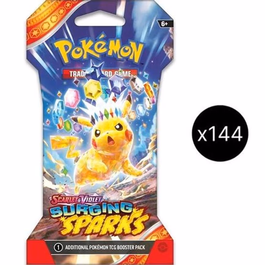 Surging Sparks Sleeved Booster Pack Case