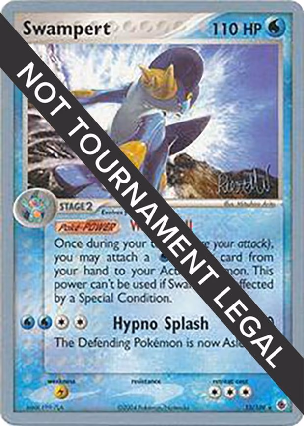 Swampert - 2004 (Reed Weichler) - Rare (13/109)