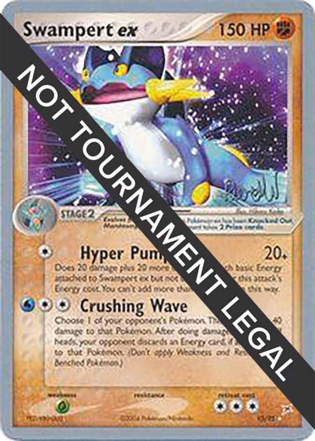Swampert ex - 2004 (Reed Weichler) - Ultra Rare (95/95)
