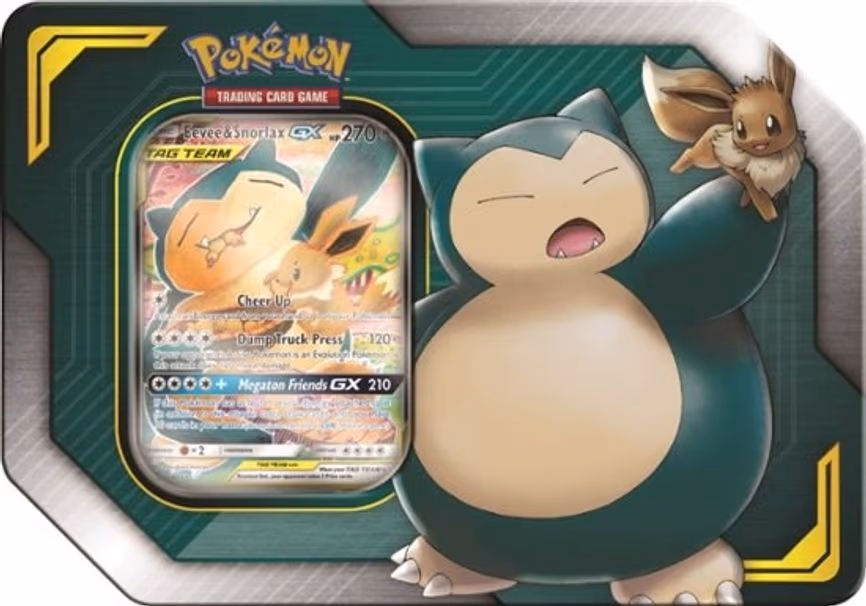 TAG TEAM Tin [Eevee & Snorlax GX]