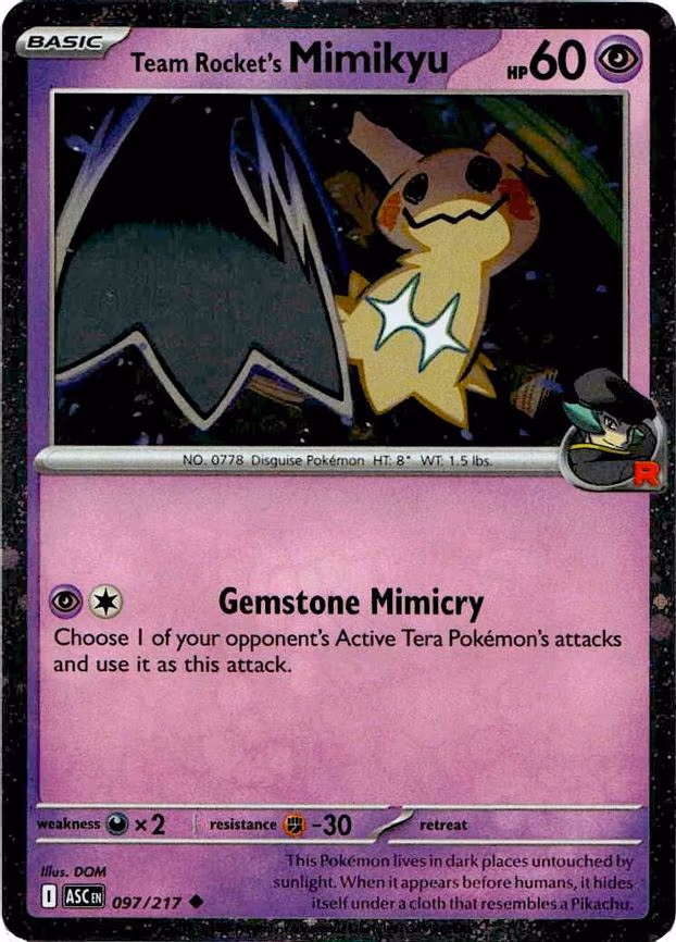 Team Rocket's Mimikyu - Uncommon (097/217)