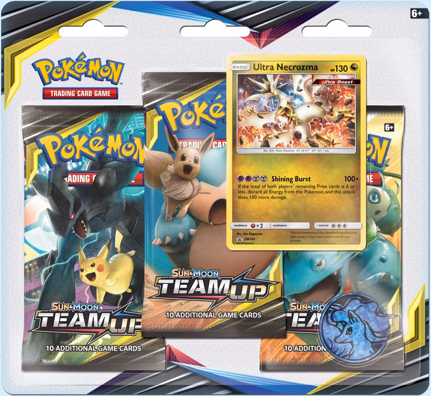 Team Up 3 Pack Blister [Ultra Necrozma]